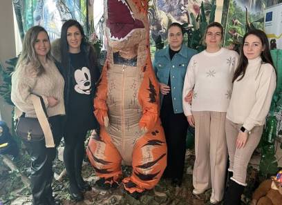 Част от екипа на ДГ ”Пролет” присъства на открита практика, в ДГ”Мечо Пух” база с. Добромирка, по Проект 